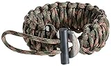 Paracord Bracelet with Fire Starter and Eye Knife Scraper by The Friendly Swede