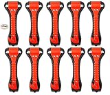 10 PCS Car Safety Hammer Emergency Escape Tool Auto Car Window Glass Hammer Breaker and Seat Belt Cutter Escape 2-in-1 for Family Rescue & Auto Emergency Escape Tools