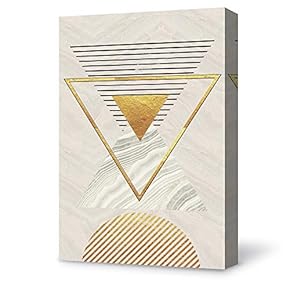 Canvas Wall Art for Living Room,Bedroom Home Artwork Paintings Geometry Ready to Hang - 12x18 inches