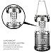 Camping Lantern - LED Lantern Camping Gear Equipment Camping Lantern Flashlights for Outdoor, Hiking, Emergencies, Hurricanes, Outages (Gray, 2 Pack)