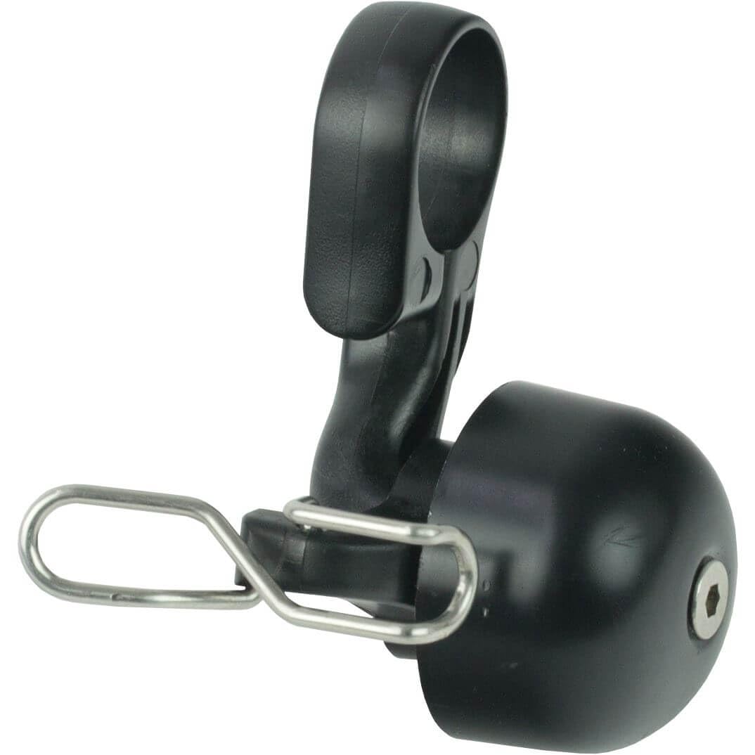 Widek E Bike Bell with New Space Saving Bracket,Black