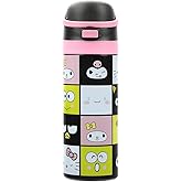 Hello Kitty & Friends Character Face Squares 24 Oz Stainless Steel Water Bottle