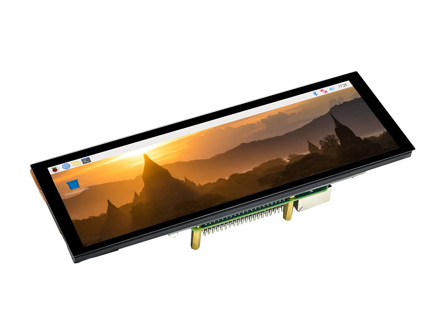 Waveshare 7.9inch Capacitive LCD HDMI Display 400×1280 Resolution IPS Touch Screen with Toughened Glass Cover for Raspberry Pi Jetson Nano Windows 11/10/8.1/8 /7