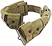 bebebao Ultimate Arms Gear M-1 Garand Rifle U.S Military WWII Reproduction Od Olive Drab Green 10 Pocket Utility Pouch Cartridge, 30-06 Ammunition Rounds Ammo Tool Heavy Duty Canvas Waist Belt