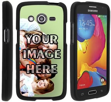 MINITURTLE Case Compatible w/ Galaxy Avant Case,NEW [Customizable by Buyers] [DIY Create Your Own Phone Case] [User Uploadable] Slim Fitted Hard Protector Cover for Samsung Galaxy Avant SMG386T, Black Wireless Phone Accessory