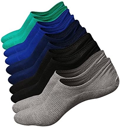 Womens Low Cut Socks Non Slip No Show Basic Color Durable Boat Liner Socks 5Pack