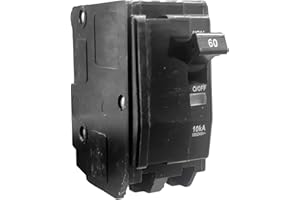 FXSMGDY QO260CP 60 Amp 2-Pole Circuit Breaker for Square D, QO260CP Miniature Circuit Breaker with Visi-Trip Indicator, 120/240V, 10 kAIC - 5 Year Warranty)…