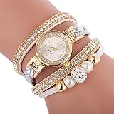 Women's Luxury Crystal Bracelet Watches Ladies Quartz Wristwatch Rhinestone Watches Round Analog Wrist Watches for Women Watches on Sale Clearance