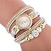 Women's Luxury Crystal Bracelet Watches Ladies Quartz Wristwatch Rhinestone Watches Round Analog Wrist Watches for Women Watches on Sale Clearance