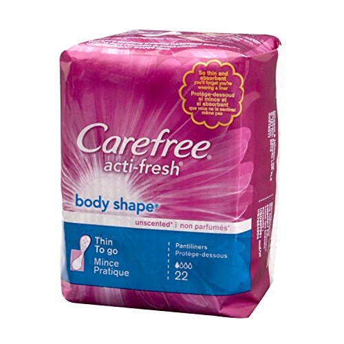 Carefree Acti-Fresh Body Shape To Go Pantiliners Thin Unscented - 22 each