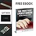 Lerods Manicure Set - Stainless Steel Manicure Kit with Leather Travel Case and Box - 5 Piece Nail Tools