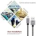 Phone Cable Charger Usb Cable Cord Compatible With iPhone X / 8/8 Plus iPhone 7 7 Plus 6 6s 6 plus 6s plus,iPhone 5 5s 5c,iPad iPod 3Pcs 3ft 6ft 10ft Nylon Braided (Black-gray)