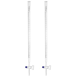 QWORK 25mL Class A Borosilicate Burette with Glass