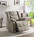 Lifestyle Power Recliner Fabric, Taupe