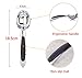 WBSEos Ice Cream Scoop, Solid Stainless Steel with Nonslip Rubber Grip Ice Cream Spade