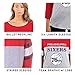 Ultra Game Women's Standard T Raglan Baseball 3/4 Long Sleeve Tee Shirt, Heather Gray, Medium