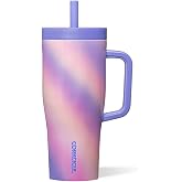 Corkcicle Cruiser Handle Tumbler, 22 oz, Sherbet Unicorn | Leak-Resistant Lid-Car-Friendly Base-BPA-Free Materials-No-Sweat Exterior-Easy-Clean Design-Durable Construction