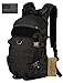 ArcEnCiel 25L Tactical Motorcycle Cycling Backpack Military Molle Pack Helmet Holder with Patch - Rain Cover Included