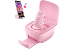 INNCNN Remote Control Page Turner for TikTok, Wireless Bluetooth Camera Shutter Remote, Portable Music Phone Call Controller 