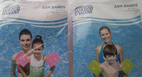 Open Water Swim Arm Bands, Colors Vary (Pink or Green), Sold Individually