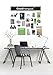 GoodHangups Damage Free Magnetic Poster and Picture Hangers Reusable Works on Any Wall As Seen On Shark Tank - 8 Pack