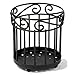 Spectrum Diversified 55810 Scroll Grande Utensil Holder, Black