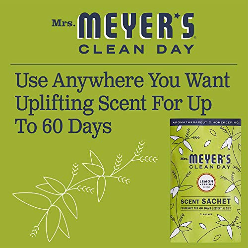 Mrs. Meyer's Air Freshener Sachets, Fragrance for your Locker, Car