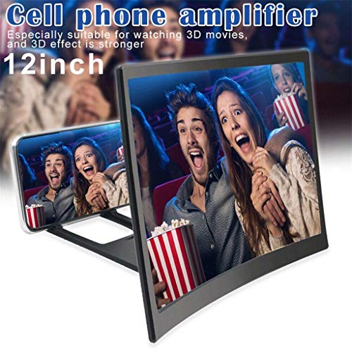 Ohbiger 12'' 3D Curve Screen Magnifier for Cell Phone, HD Amplifier Projector Magnifing Screen Enlar - //coolthings.us