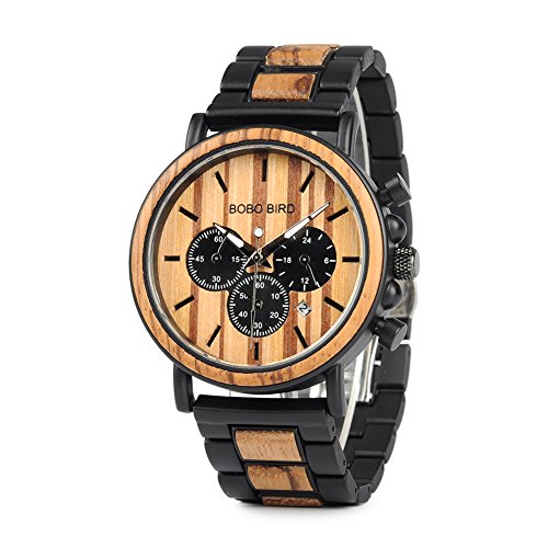 wooden wrist watch