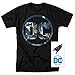 Batman Logo T Shirt & Stickers (X-Large) Black