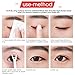 540PCS/270Pairs Invisible Single Side Fiber Double Eyelid Tape Stickers Perfect for Hooded, Droopy, Uneven, small eyes, or Mono-eyelids, 180PCS Slim + 360PCS Wide