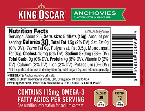 4 King+Oscar+Anchovies+Ounce+Pack