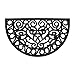 DII Rubber Doormats Collection All Weather, 18x30, Iron Heart