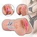 iMiMi Male Masturbator Cup Sex Toys, Masturbation Cup Sex Toy for Man 3D Realistic Vagina Pocket Pussy Adult Toy Built-in Cock Ring Stroker cup for Man Masturbation(Flesh)