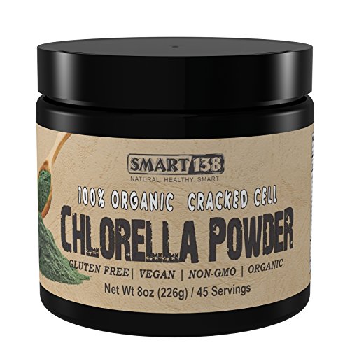 Pure Organic Chlorella (Cracked Cell Wall) Powder, 8oz of Premium Iron