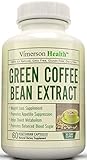 Green Coffee Bean Weight Loss - Appetite Suppressant Supplement. 100% All Natural, Non-Gmo, Gluten Free. Best Diet Pills That Work Fast for Women and Men