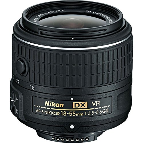 Nikon-D3300-242-MP-CMOS-Digital-SLR-Camera-with-18-55mm-f35-56G-VR-II-Zoom-Lens-2x-Professional-Lens-HD-Wide-Angle-Lens-UV-Filter-Kit-with-24GB-Deluxe-Accessory-Bundle-Certified-Refurbished