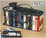 VHS STORAGE CARRY CASE - STORES UP TO 17 TAPES!