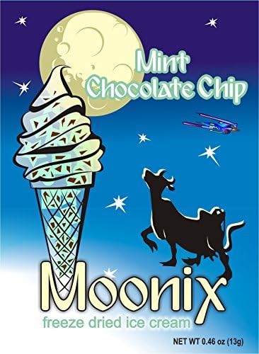 Moonix Freeze Dried Ice Cream (Mint Chocolate Chip, 5)