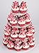 YestBuy 4 Tier White Round Wedding Party Acrylic Cupcake Display Tree Tower Stand 1 Unit (4 Tier Round)