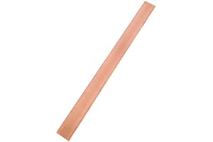 HWYEE 1Pcs 1/8" x 1" x 12" C110 Copper Flat Bar 12" Long, 3 x 25 x 305mm 99.98% Pure Copper Bus Bars DIY Craft, Electrical Connectors for Electroplating (1PCS,3 * 25 * 305mm)