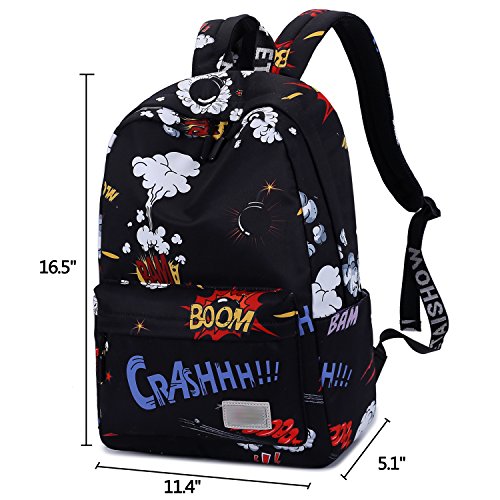 Cool School Backpack, Betiteto Waterresistant Teens Boys School