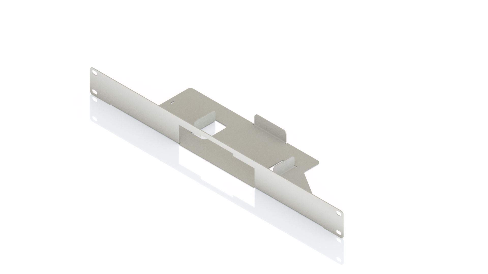 SimpleNetwork: 1U 19-inch Rack Mount Shelf Compatible With Unifi Switch 8 (Grey - RAL 7035)