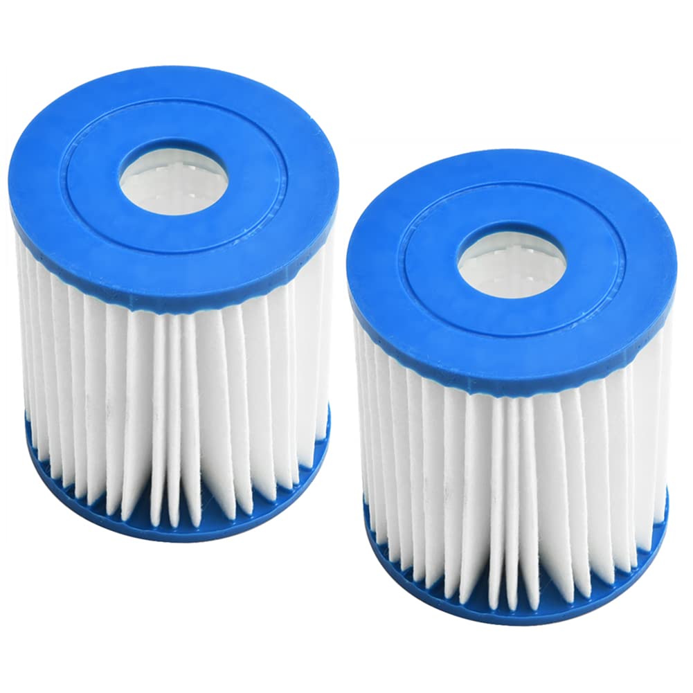 WuYan Replacement Hot Tub Filters for Intex, Swimming Pool 28601/28602 Pump Filter for Intex Type H 29007E Set Filter Cartridge For Above-Ground Swimming Pools Hot Tub Spa, 2 Pack