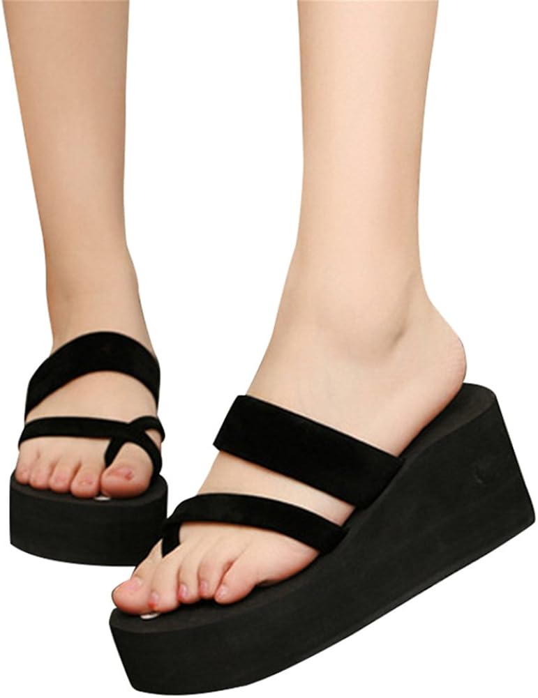 high heel flip flops amazon