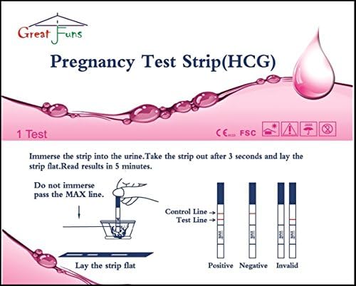 Greatfuns 50 HCG Pregnancy Test Strips