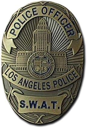 Amazon Swat ロサンゼルス市警察 ポリスレプリカバッジ フルサイズ バッジ ホビー
