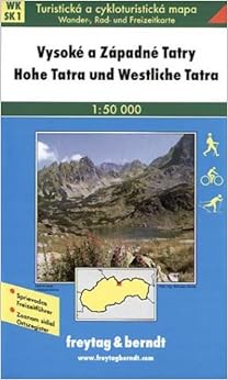 Hohe Tatra/Westliche Tatra Bike/Ski (Wanderkarte)