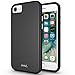 iPhone 7 Case, MoboZx [Premium Grippery] Dual-Layer [Grippery PC + Flexible TPU] Slim Protective Scratch-Resistant Shock-Proof Bumper for Apple iPhone 7 (Black)