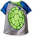 Teenage Mutant Ninja Turtles Little Boys' Toddler T-Shirt with Cape, Blue, 4T